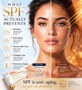 ضدآفتاب با SPF مناسب